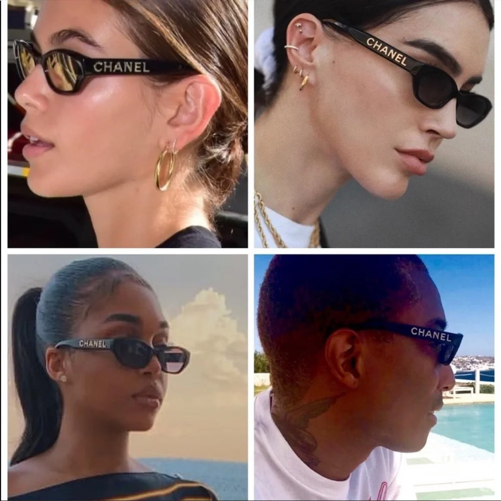 CHANEL LIMITED EDITION A71280 rectangle sunglasses